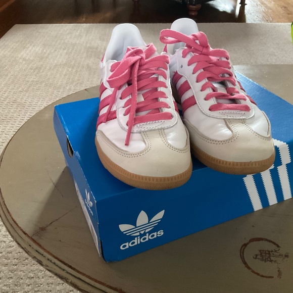 Addias  Samba OG PINK/White Samba  Gum sole - Picture 5 of 6